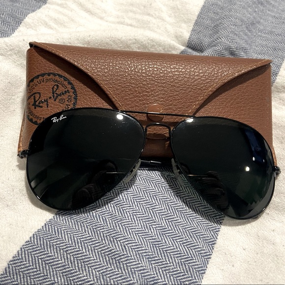 Mens Authentic Aviator Ray Ban Sunglasses